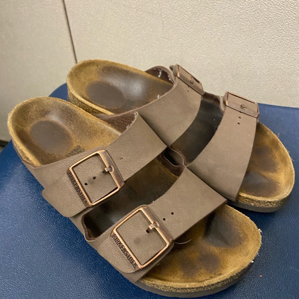 brown birkenstocks